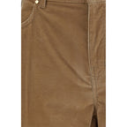 Braune Baumwollhose für die Freizeit Max Mara