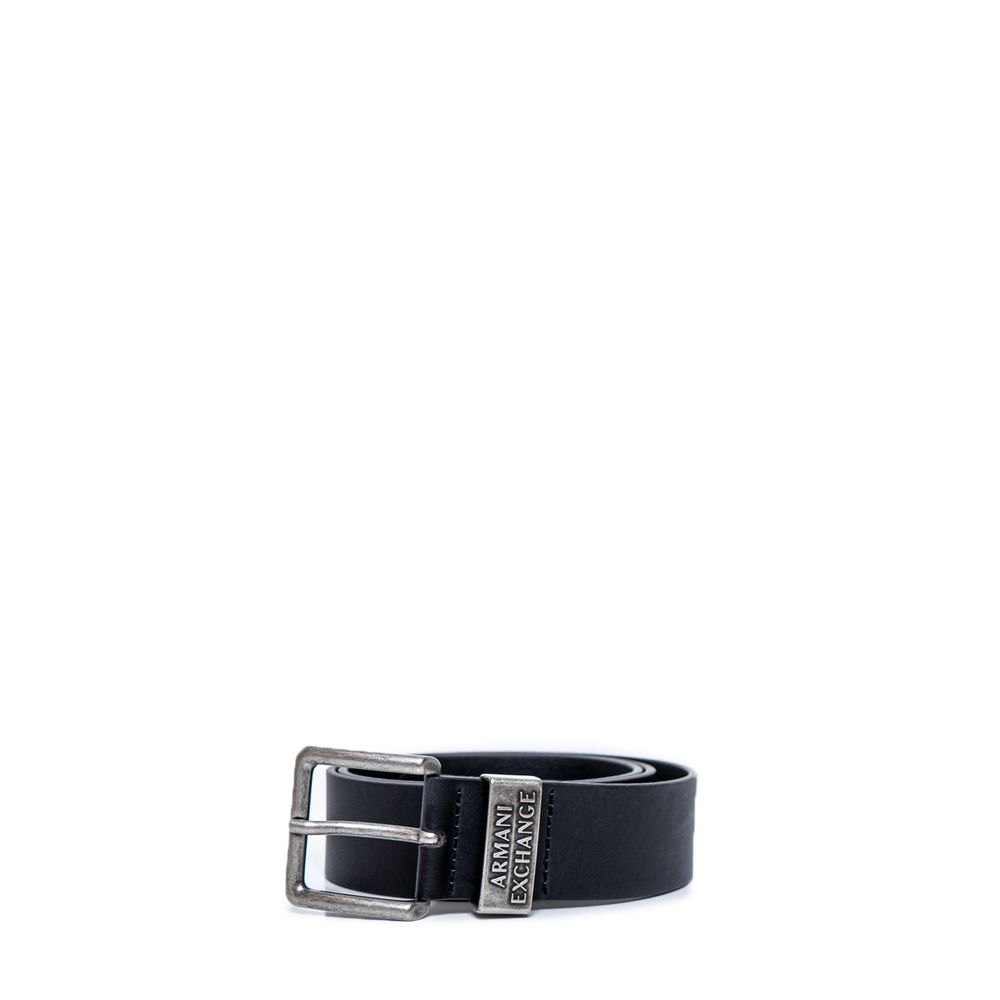 Schwarzer Ledergürtel Regular Armani Exchange