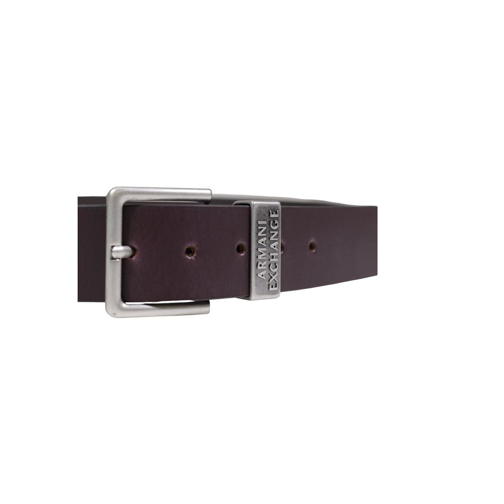 Brauner Ledergürtel Regular Fit Armani Exchange
