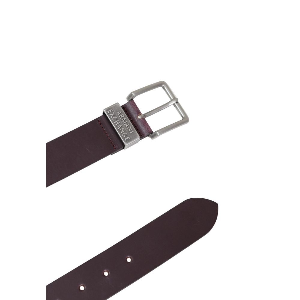 Brauner Ledergürtel Regular Fit Armani Exchange