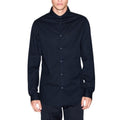 Blaues Baumwollhemd Armani Exchange