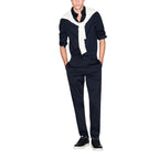 Blaues Baumwollhemd Armani Exchange