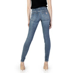 Blaue Baumwoll-Skinny-Jeans Guess