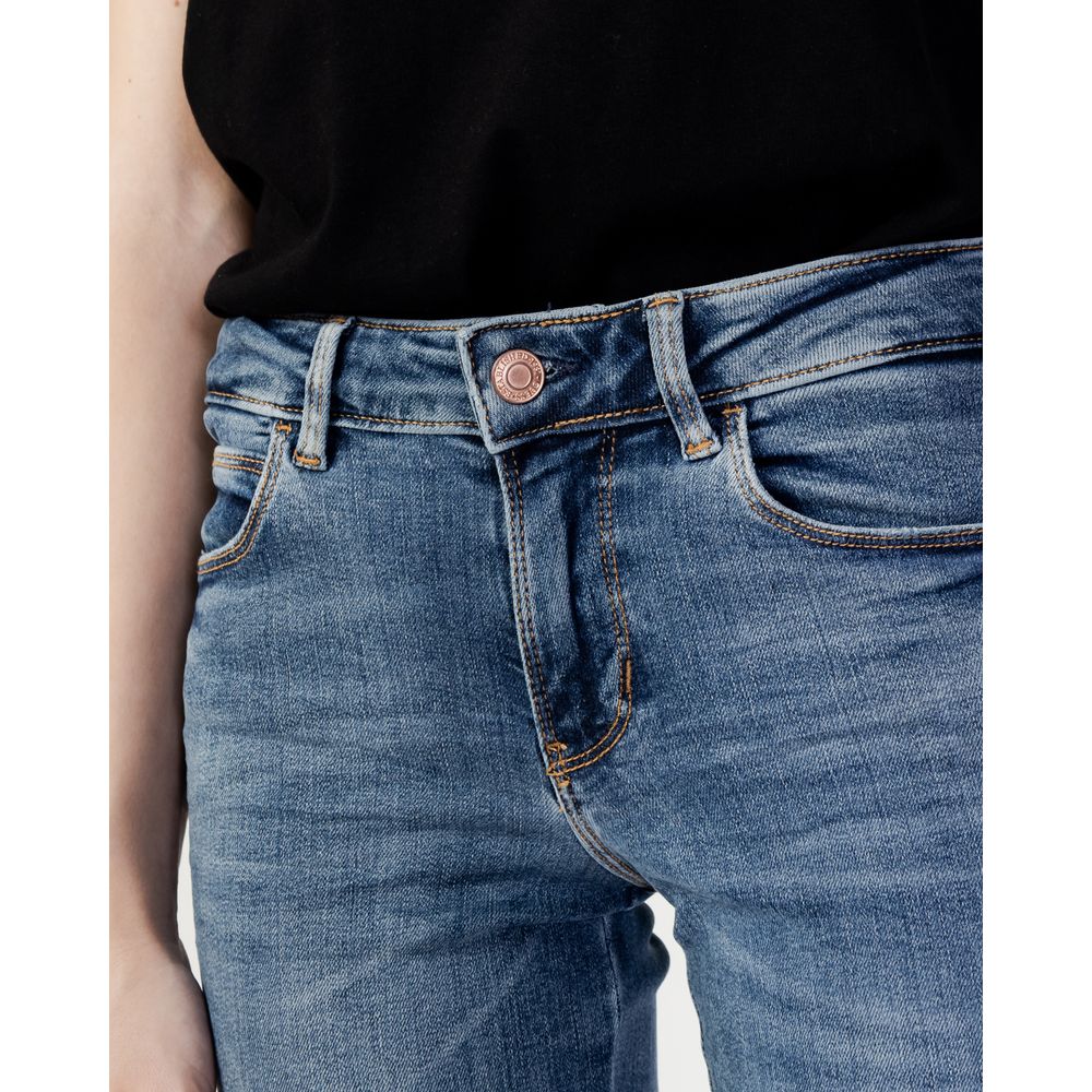 Blaue Baumwoll-Skinny-Jeans Guess