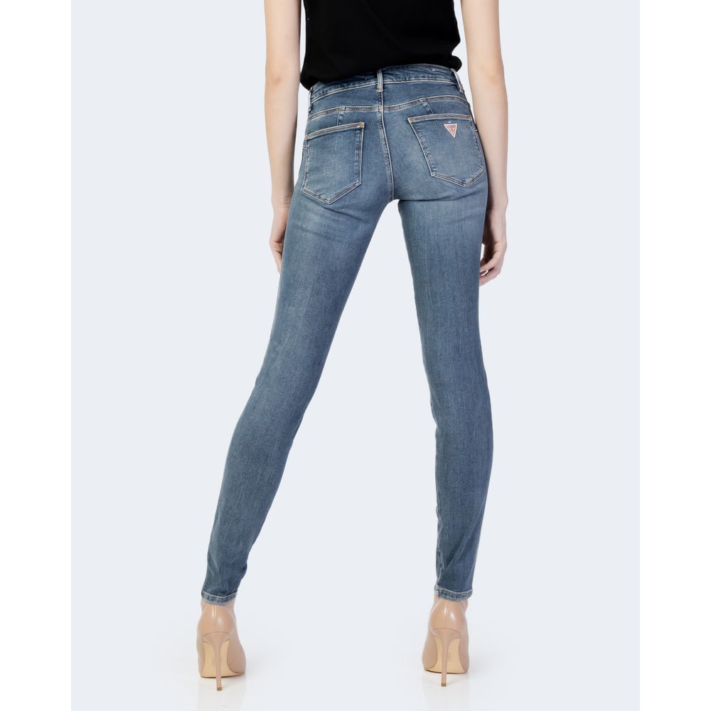 Blaue Baumwoll-Skinny-Jeans Guess