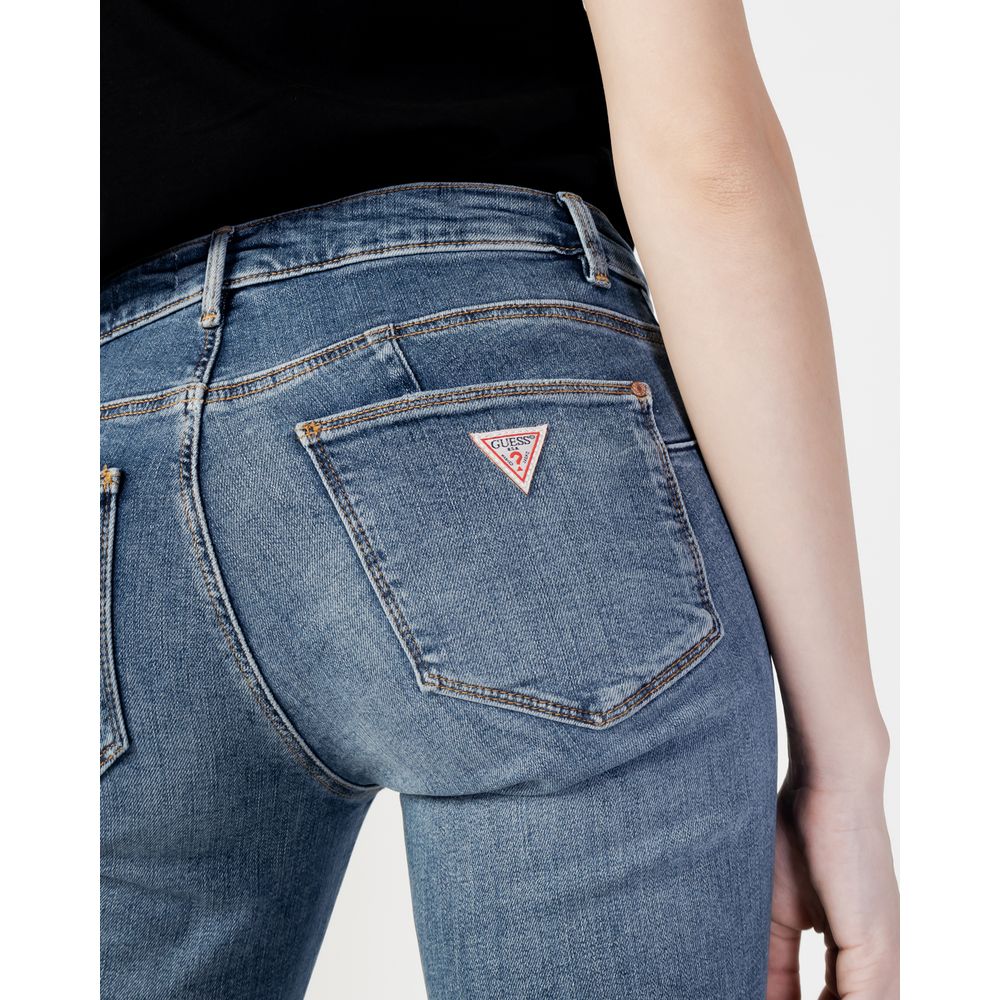 Blaue Baumwoll-Skinny-Jeans Guess