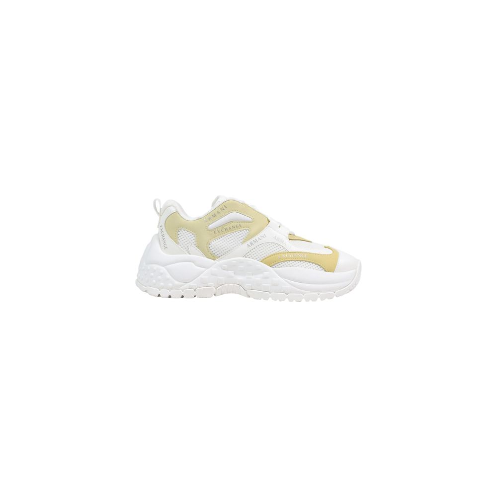 Weiße Chunky Sneaker aus Polyester Armani Exchange