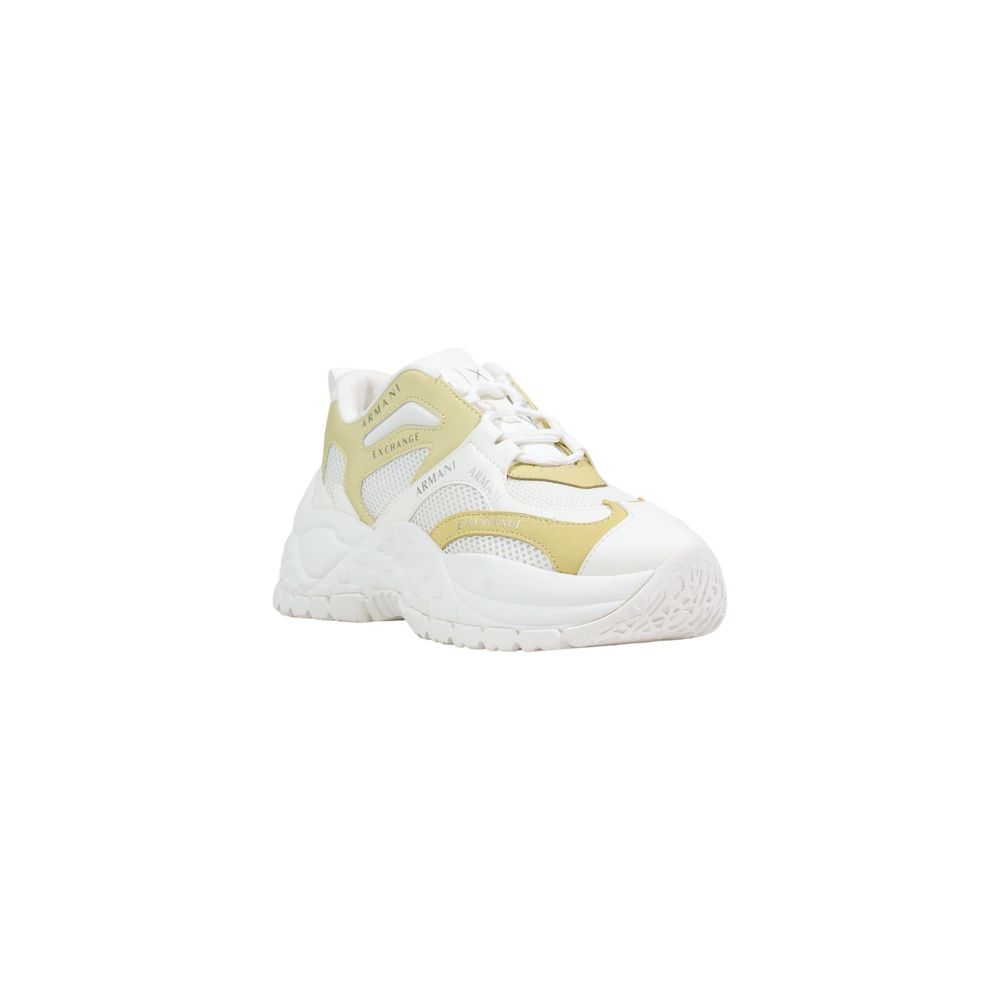 Weiße Chunky Sneaker aus Polyester Armani Exchange