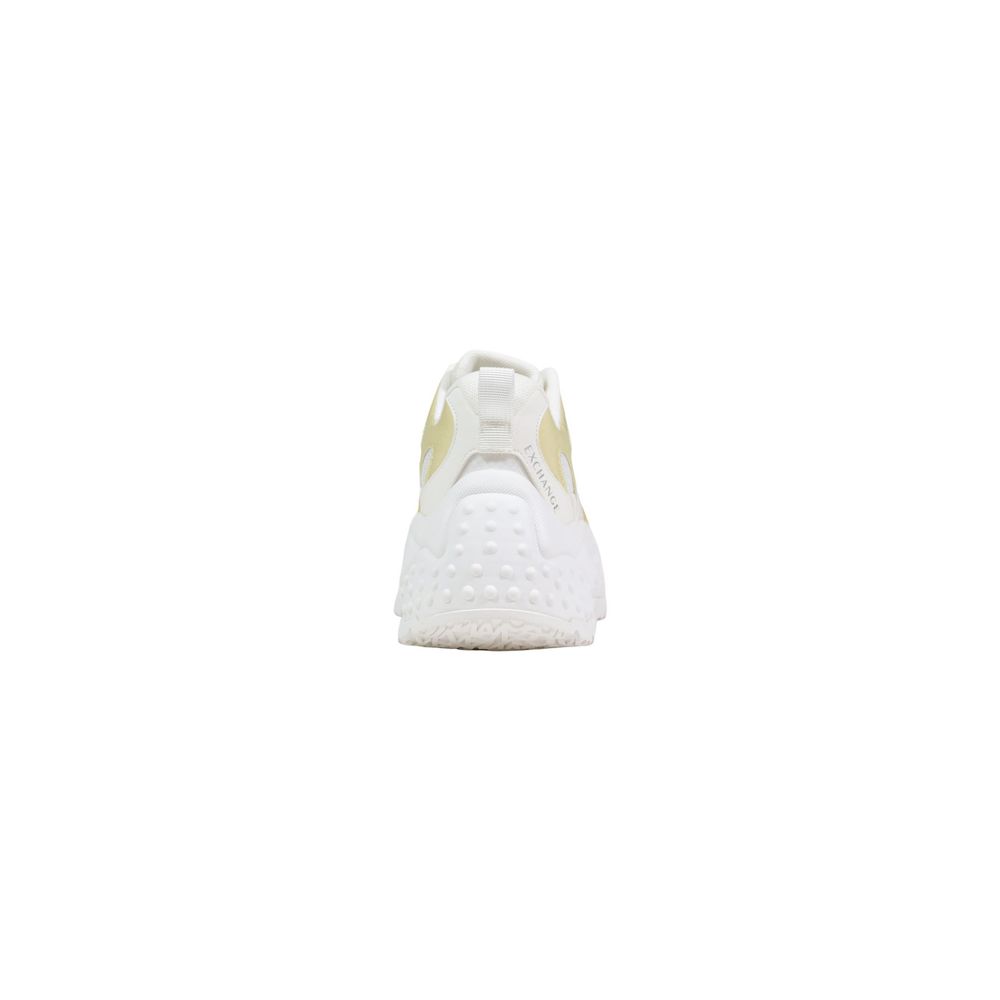 Weiße Chunky Sneaker aus Polyester Armani Exchange