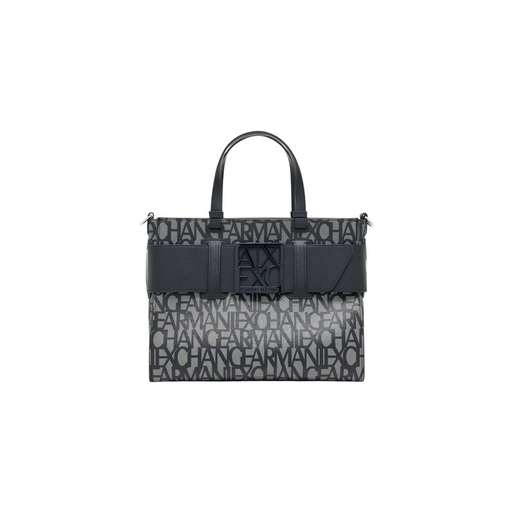 Schwarze Baumwoll-Handtasche Armani Exchange