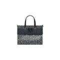 Schwarze Baumwoll-Handtasche Armani Exchange