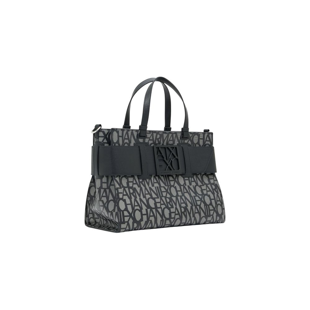Schwarze Baumwoll-Handtasche Armani Exchange
