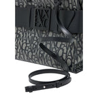Schwarze Baumwoll-Handtasche Armani Exchange