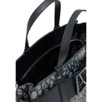 Schwarze Baumwoll-Handtasche Armani Exchange