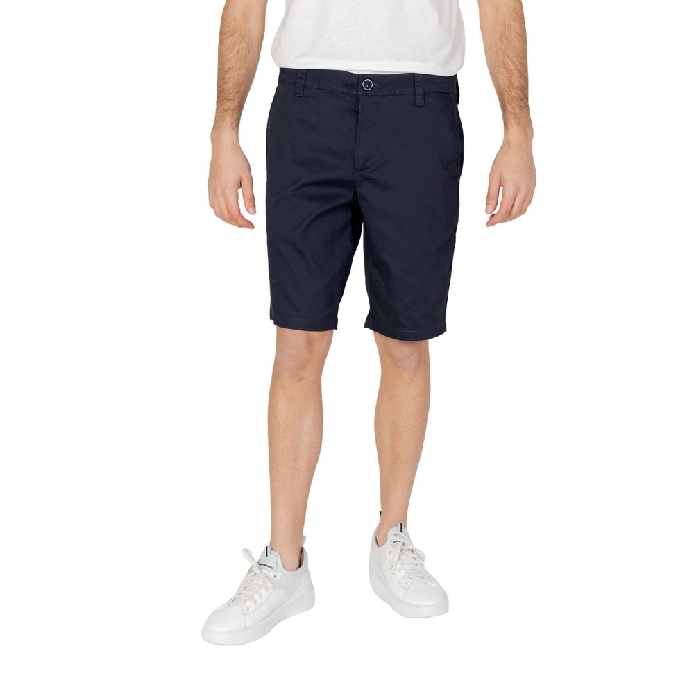 Blaue Baumwoll-Bermudashorts Armani Exchange