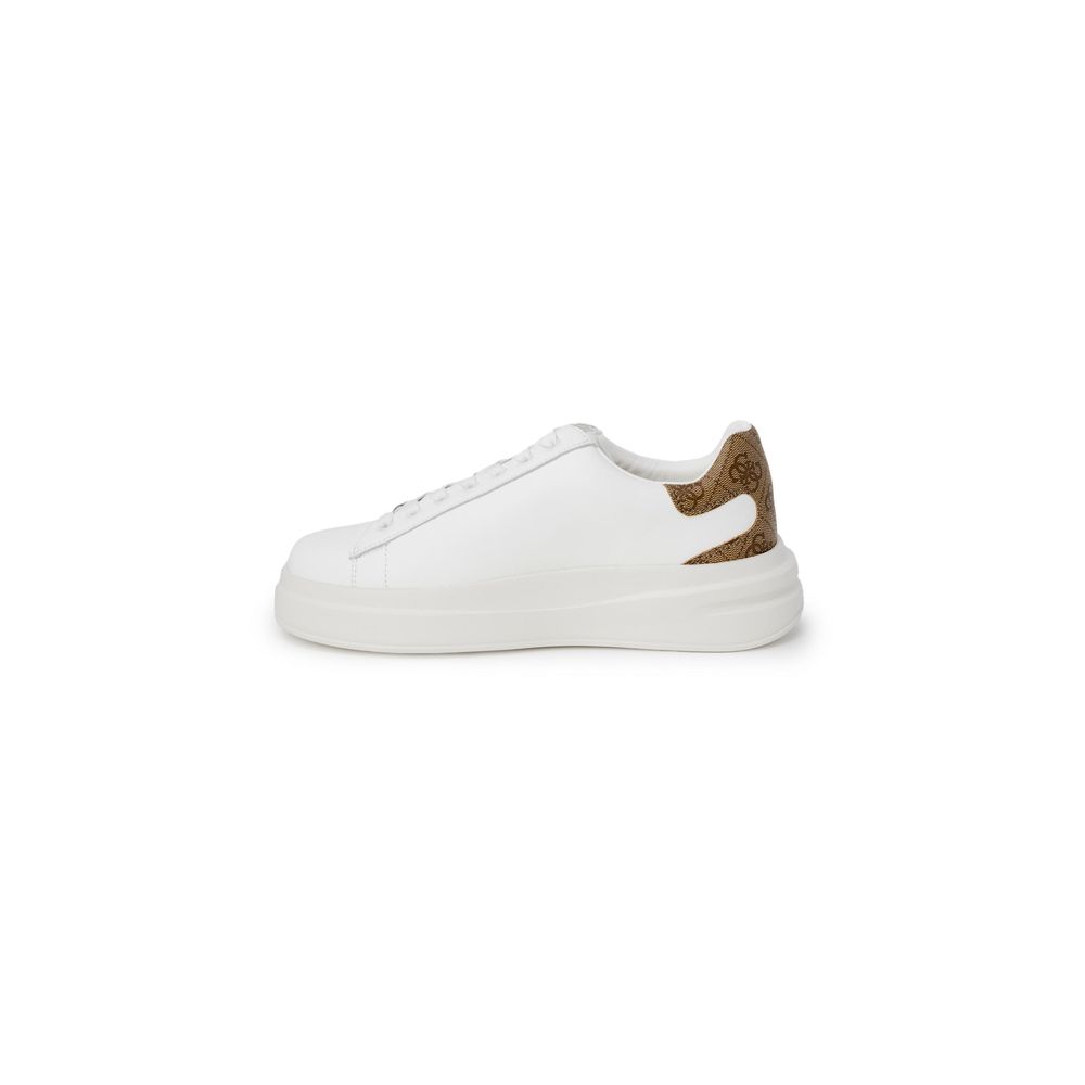 Weiße Low-Top-Sneaker aus Polyethylen Guess