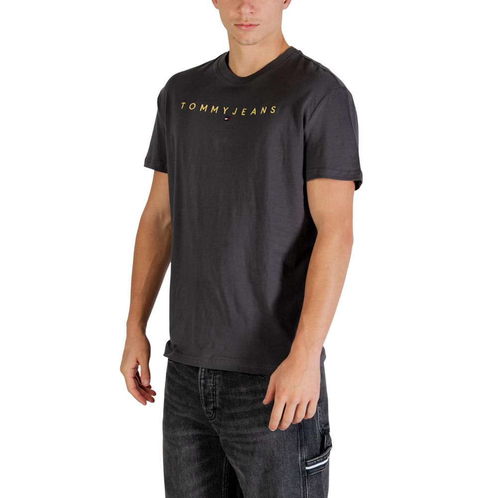 Graues T-Shirt aus recycelter Baumwolle Tommy Hilfiger Jeans