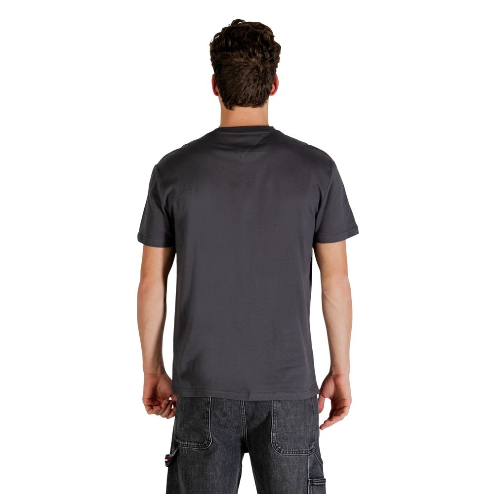 Graues T-Shirt aus recycelter Baumwolle Tommy Hilfiger Jeans