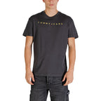 Graues T-Shirt aus recycelter Baumwolle Tommy Hilfiger Jeans