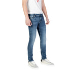 Blaue Baumwoll-Skinny-Jeans Guess