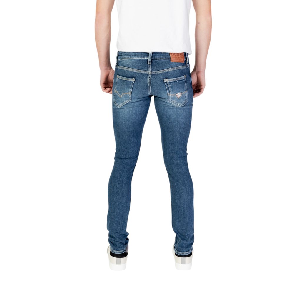 Blaue Baumwoll-Skinny-Jeans Guess