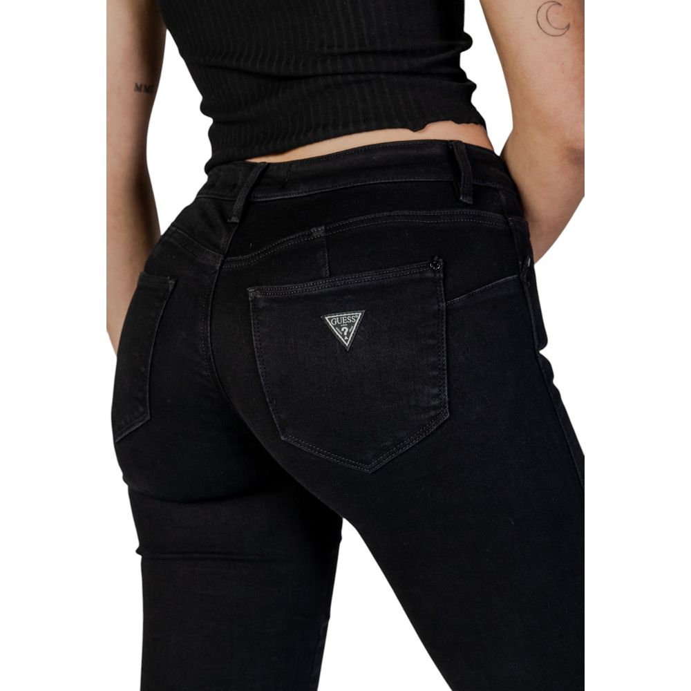 Schwarze Skinny Jeans aus Baumwolle Guess