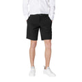 Schwarze Polyamid-Bermudashorts Armani Exchange