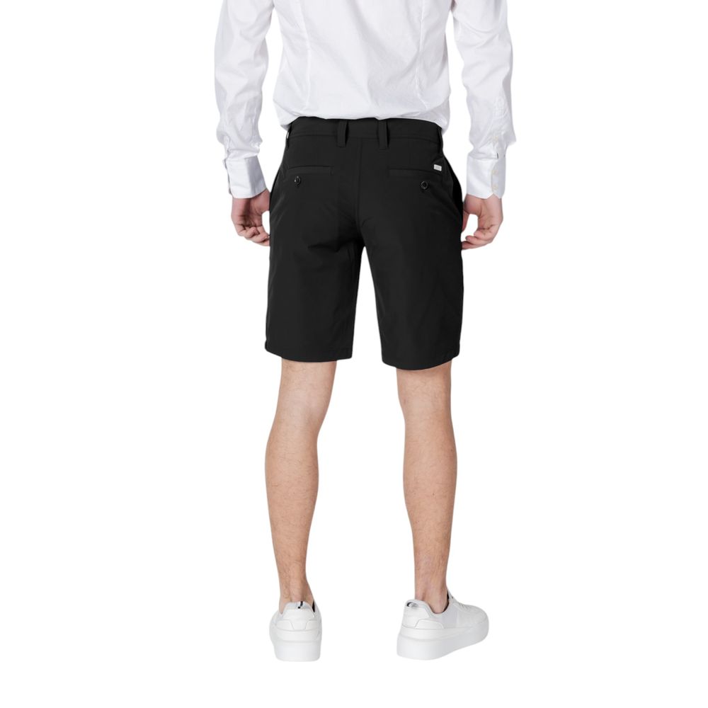 Schwarze Polyamid-Bermudashorts Armani Exchange