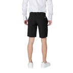 Schwarze Polyamid-Bermudashorts Armani Exchange