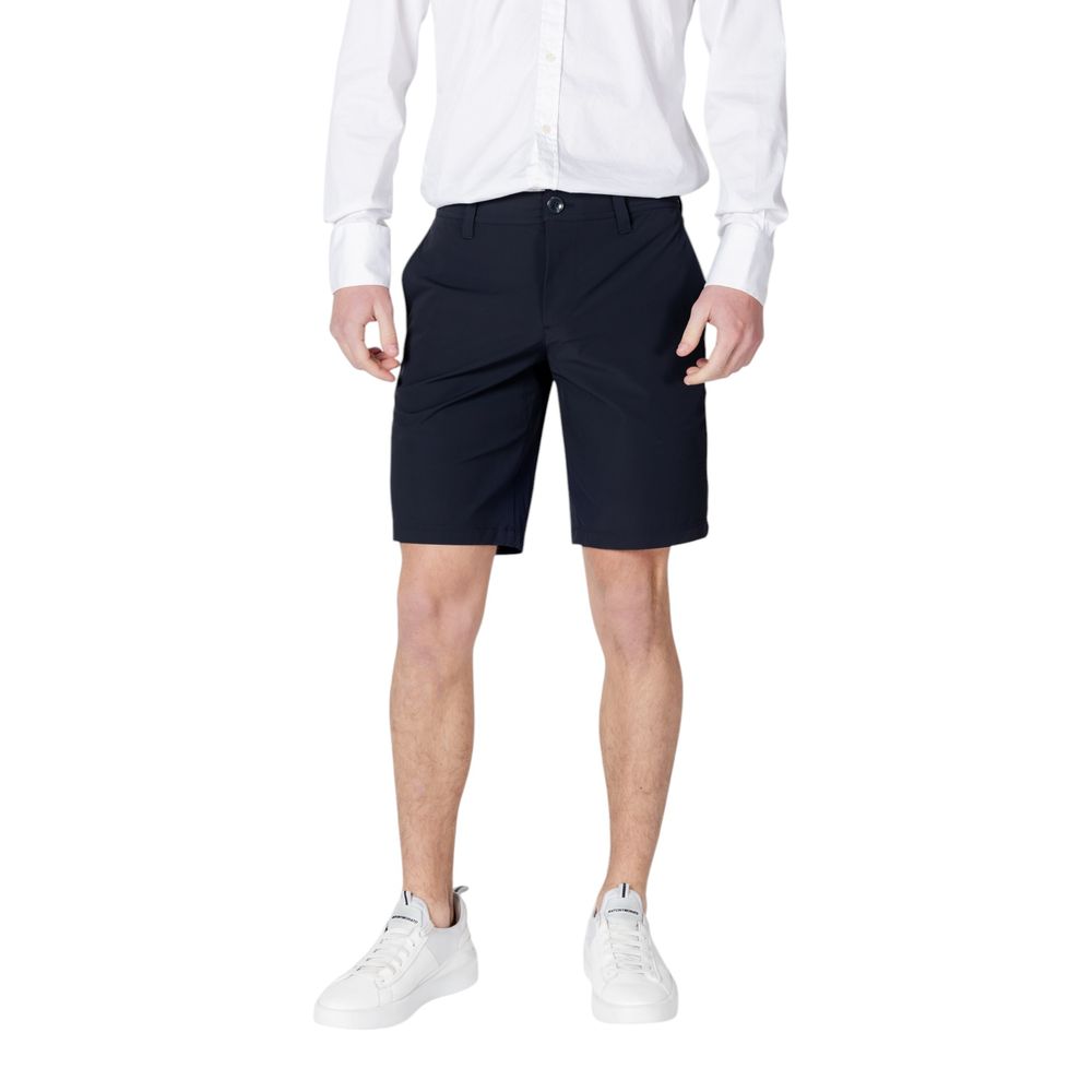 Blaue Polyamid-Bermudashorts Armani Exchange