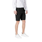 Schwarze Polyamid-Bermudashorts Armani Exchange