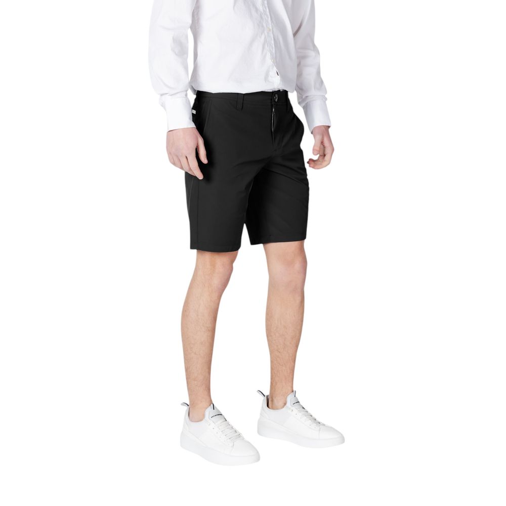 Schwarze Polyamid-Bermudashorts Armani Exchange