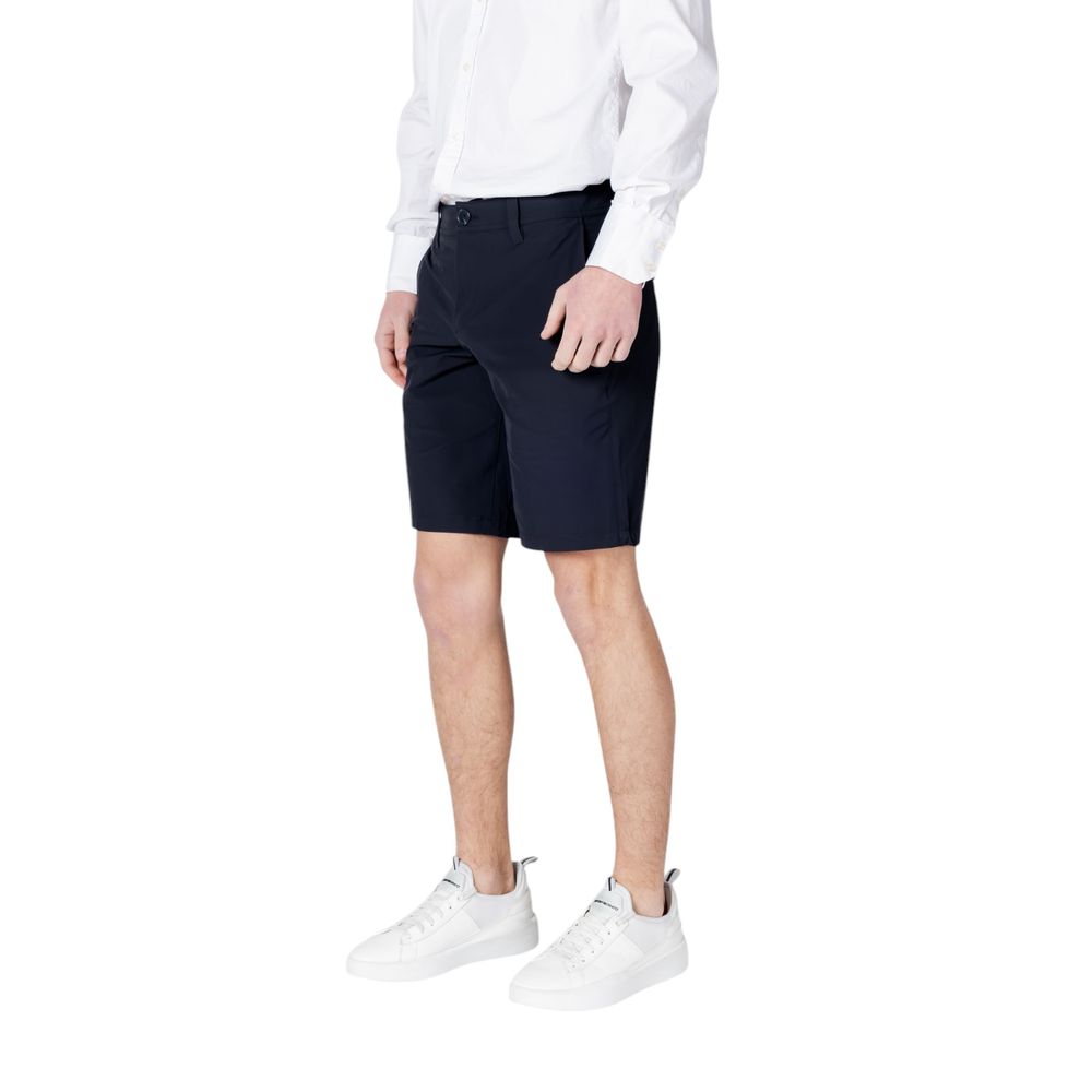 Blaue Polyamid-Bermudashorts Armani Exchange