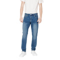 Blaue Baumwoll-Skinny-Jeans Armani Exchange