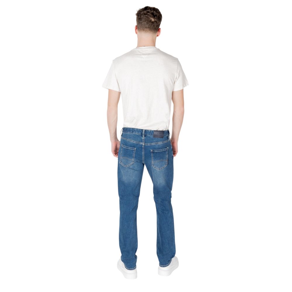 Blaue Baumwoll-Skinny-Jeans Armani Exchange