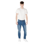 Blaue Baumwoll-Skinny-Jeans Armani Exchange