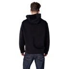 Schwarzer Baumwoll-Hoodie Armani Exchange