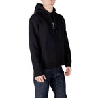 Schwarzer Baumwoll-Hoodie Armani Exchange