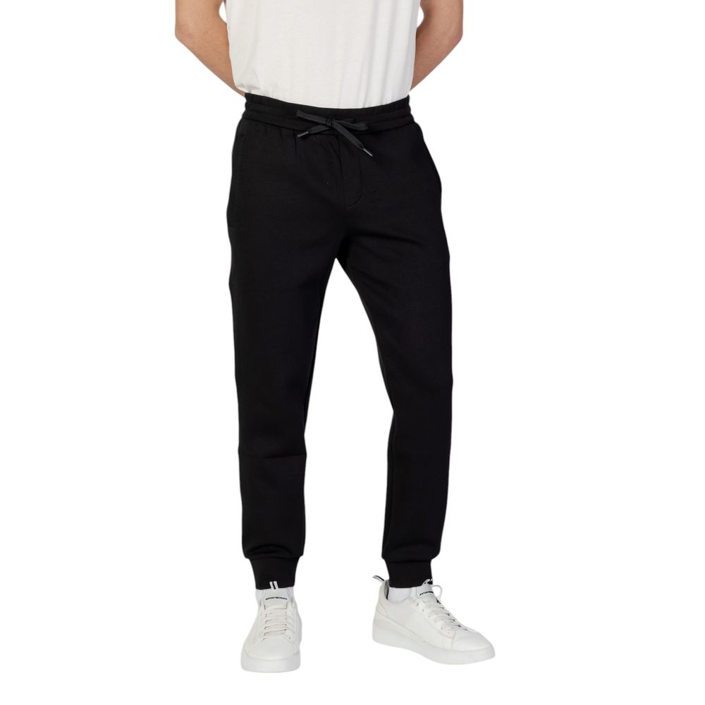 Schwarze Baumwoll-Jogginghose (Trainingshose) Armani Exchange