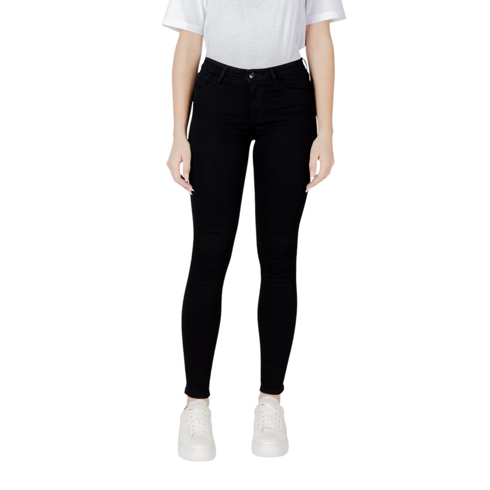 Schwarze Skinny Jeans aus Baumwolle Armani Exchange