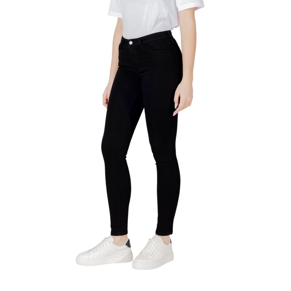 Schwarze Skinny Jeans aus Baumwolle Armani Exchange