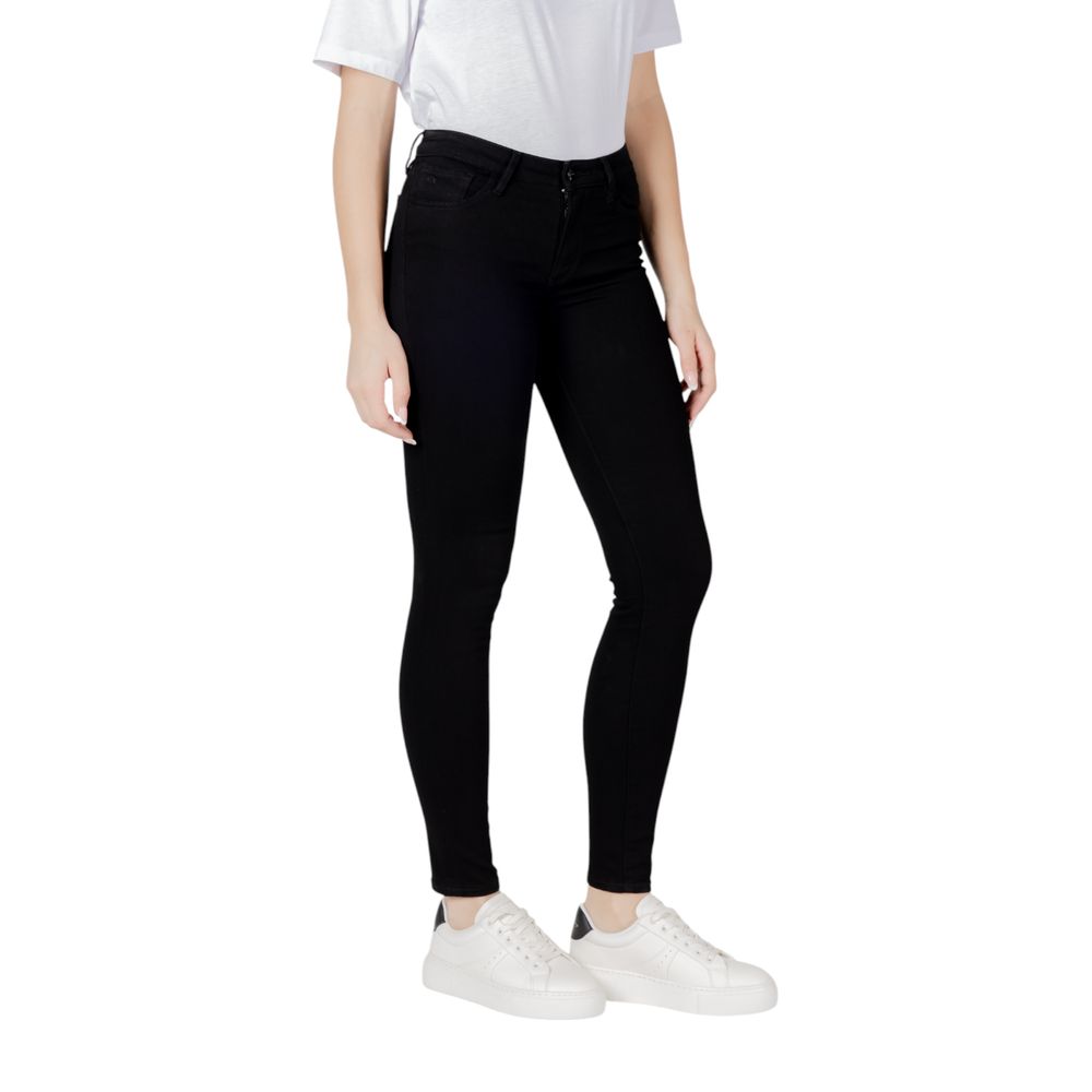 Schwarze Skinny Jeans aus Baumwolle Armani Exchange