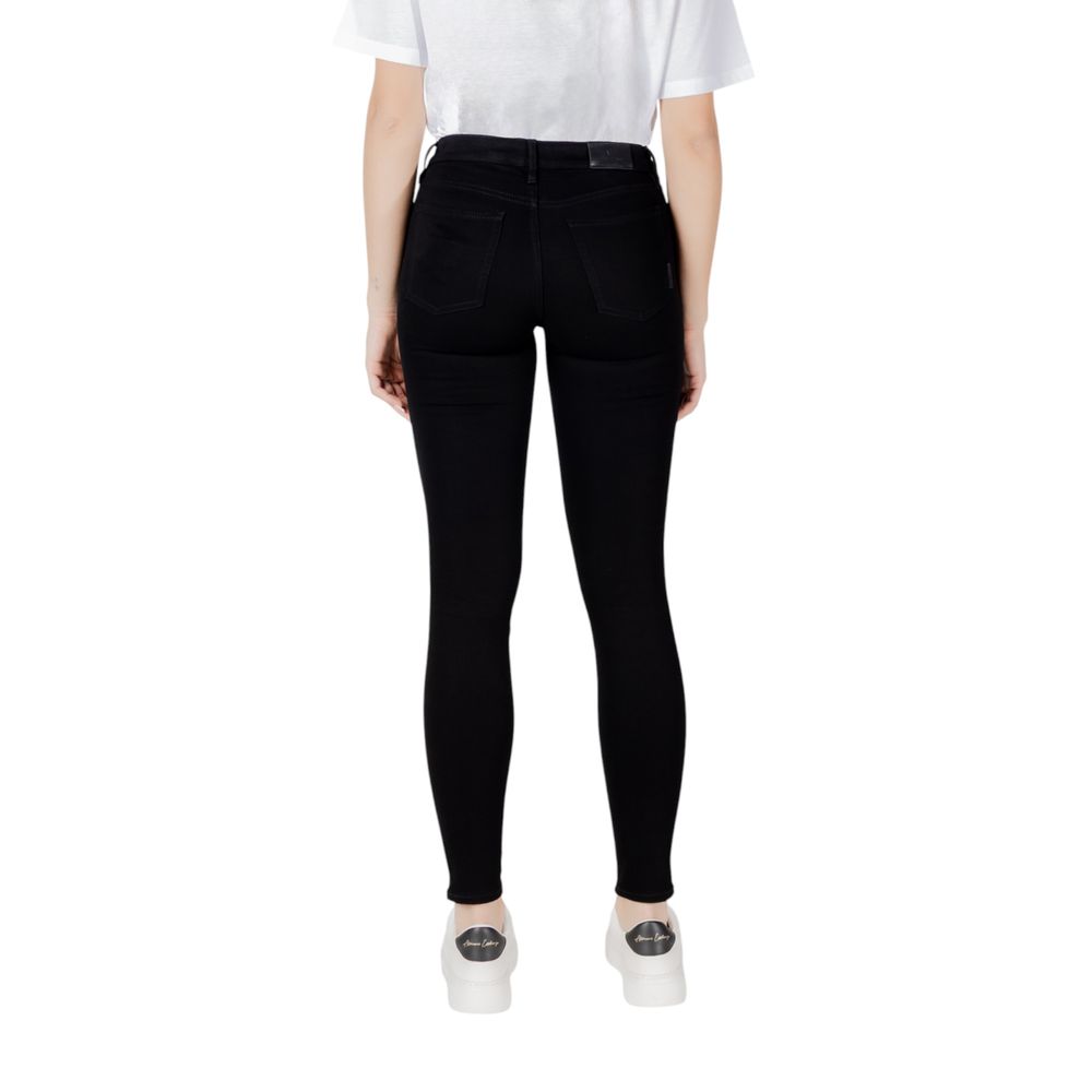 Schwarze Skinny Jeans aus Baumwolle Armani Exchange