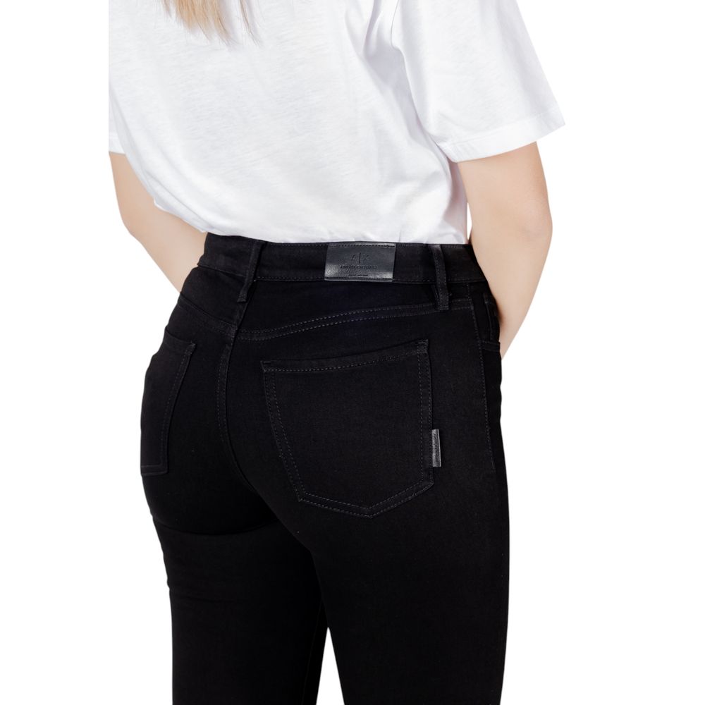 Schwarze Skinny Jeans aus Baumwolle Armani Exchange