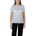 Weißes Baumwoll-T-Shirt Armani Exchange