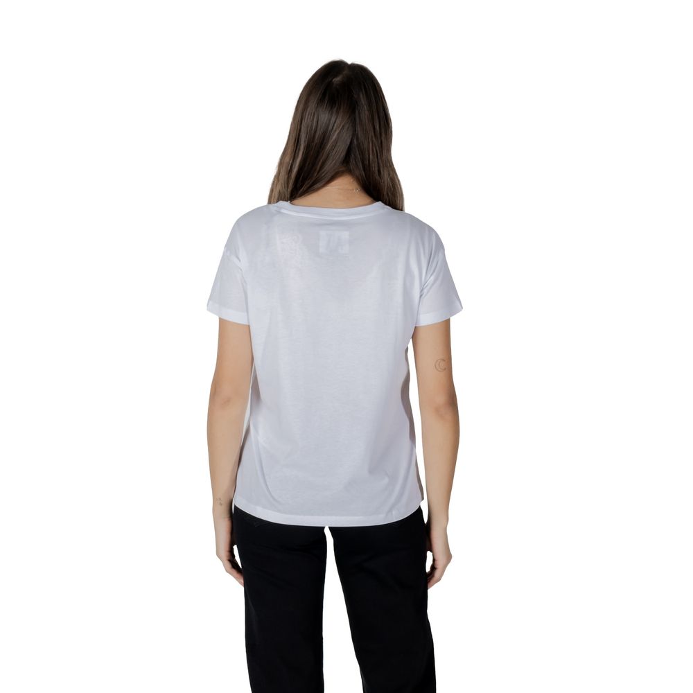 Weißes Baumwoll-T-Shirt Armani Exchange
