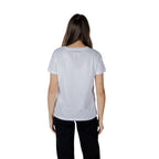Weißes Baumwoll-T-Shirt Armani Exchange