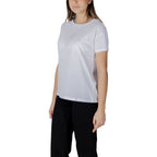 Weißes Baumwoll-T-Shirt Armani Exchange
