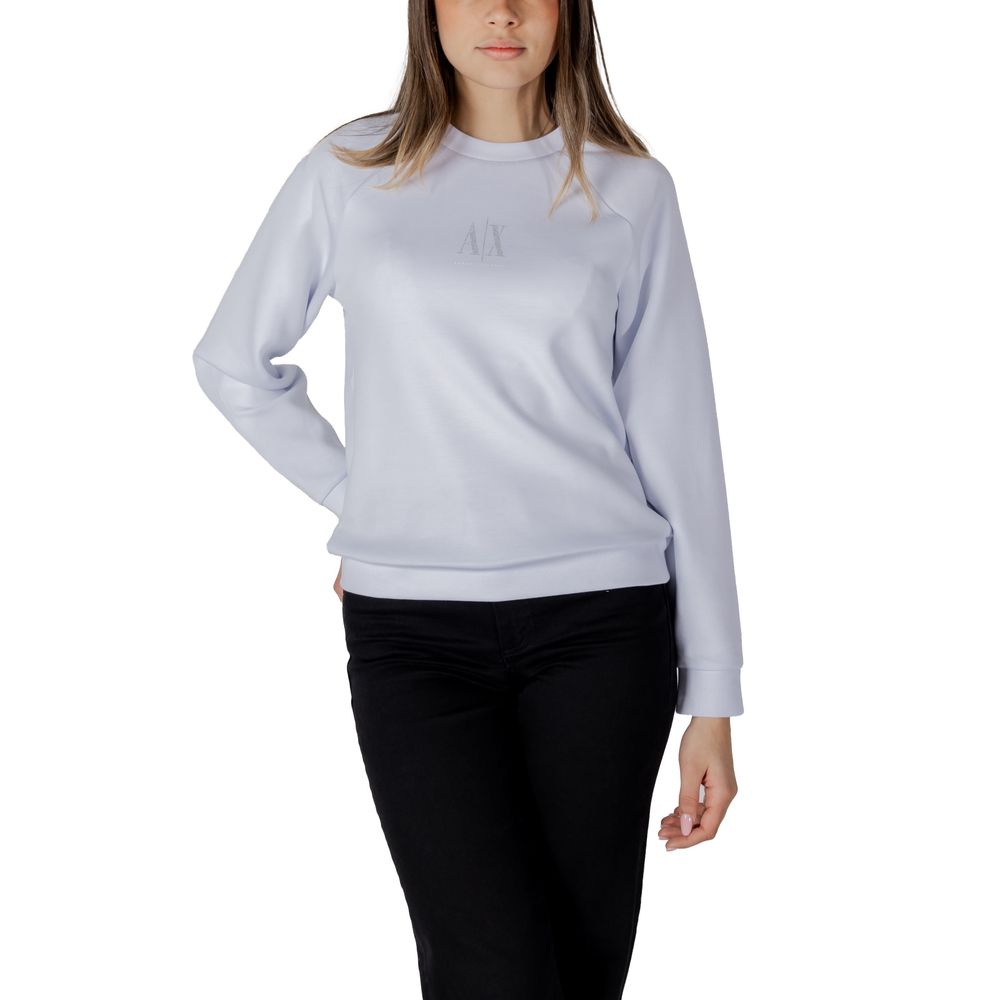 Weißer Sweatshirt aus Viskose Armani Exchange