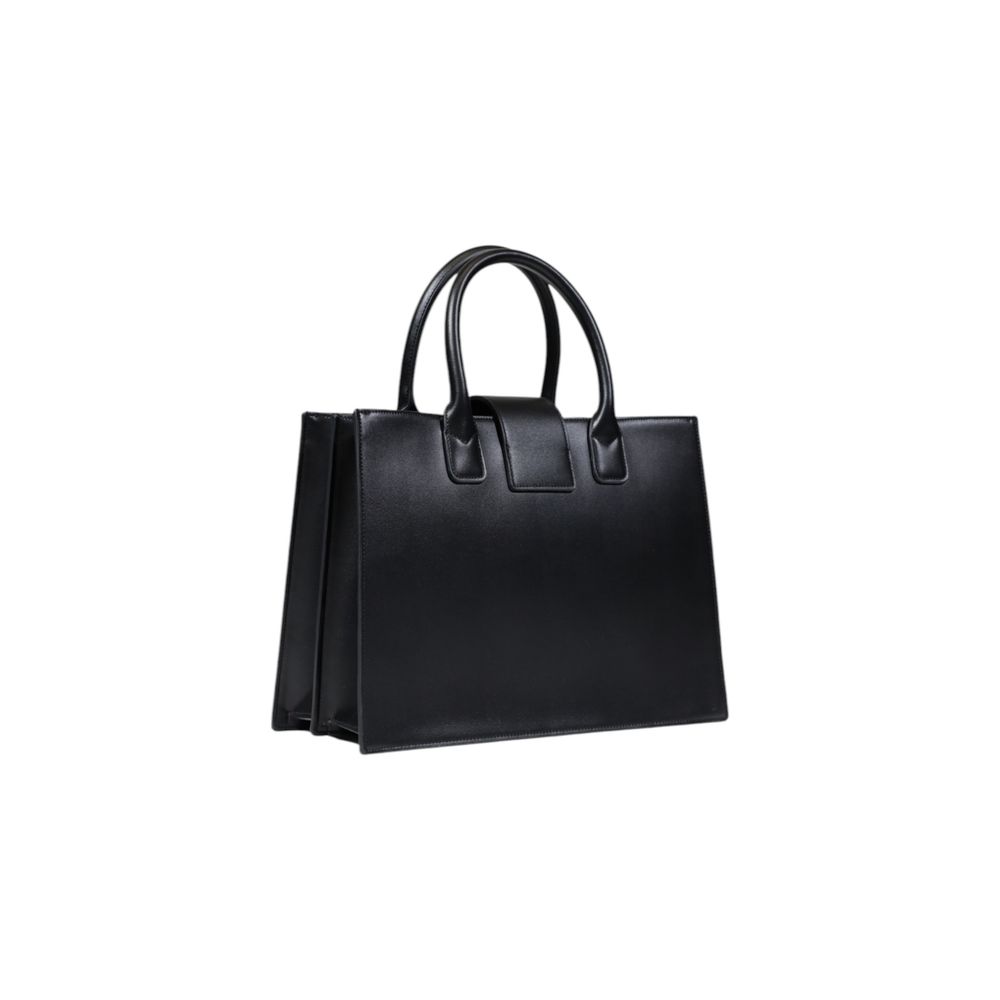 Schwarze Handtasche aus Polyester Armani Exchange